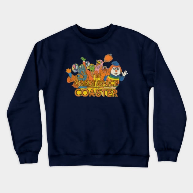 The Great Space Coaster Crewneck Sweatshirt by MindsparkCreative